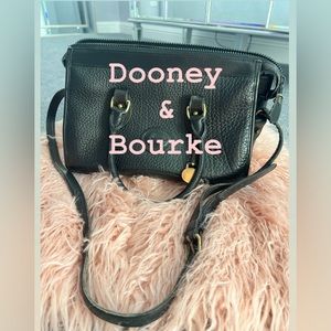Dooney and Bourke black leather Vintage satchel